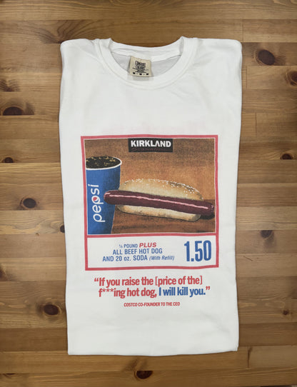Costco Hot Dog (Quote on Front)