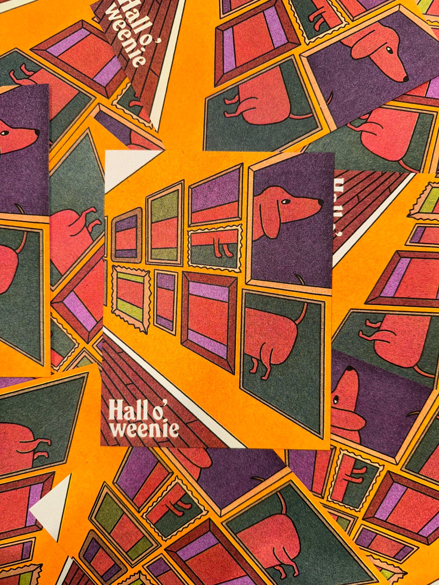 Hall o' Weenie (Postcard)